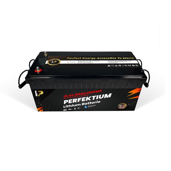 Perfektium PB SERIES Lithium Batterie LiFePO4 25.6V 100Ah Smart BMS mit Bluetooth