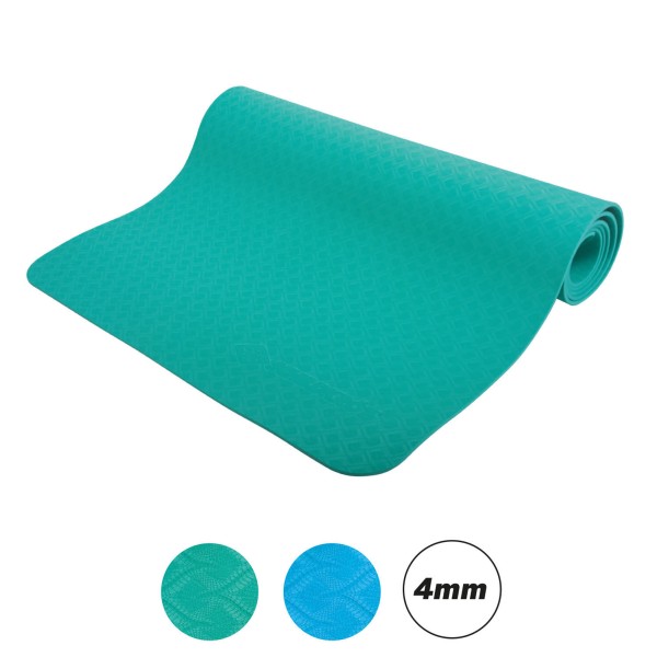 Schildkroet - Fitness TPE YOGA MATTE 4mm (Farbe: Jade gr Yogamatte
